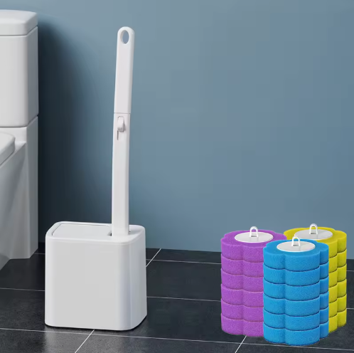 Cepillo Limpiador De Baño Snofrid  X18 recambios (GRATIS 6 RECAMBIOS) -  ideal para mantener tu baño, cocina y hogar completo siempre impecables