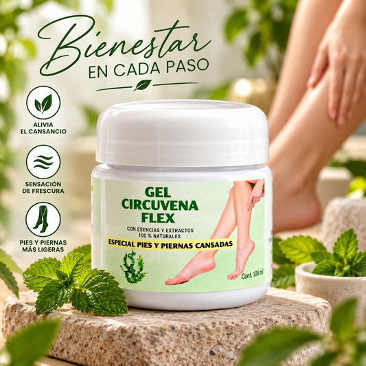 Gel Circuvena Flex - MEJORA Y DESAPARECE ARAÑITAS Y VARICES