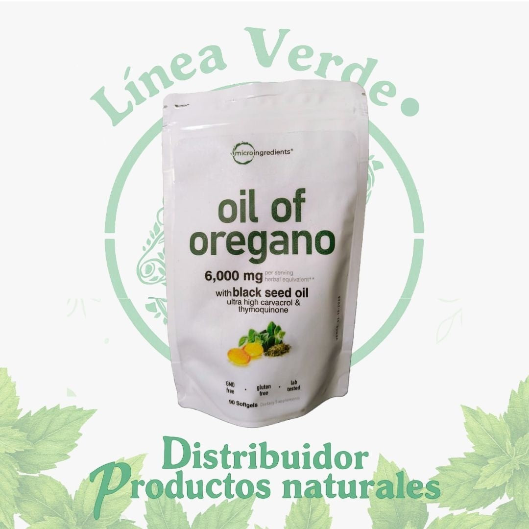 Oil Of Oregano- Refuerza sistema inmunológico y Contribuye a la salud digestiva gracias a sus propiedades antioxidantes