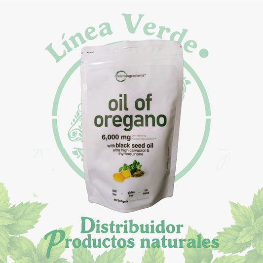Oil Of Oregano- Refuerza sistema inmunológico y Contribuye a la salud digestiva gracias a sus propiedades antioxidantes